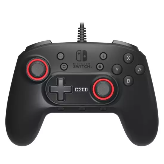 HORI Nintendo Switch HORIPAD Plus+ Wired Controller for first person shooters, battle royales and more - Officially Licensed by Nintendo