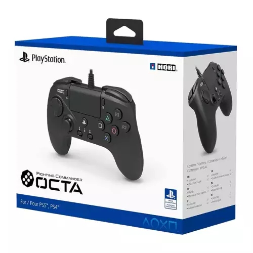 HORI Fighting Commander OCTA - Tournament Grade Fightpad for PlayStation 4, PlayStation 5, and PC - Officially Licensed by Sony