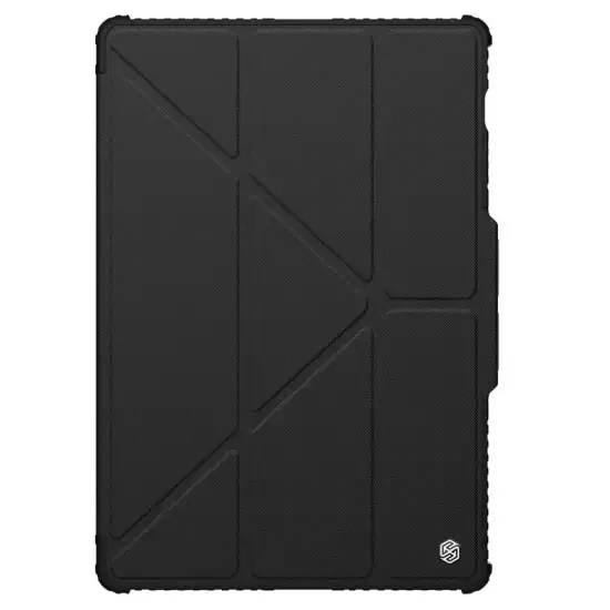 Samsung Galaxy Tab S9 Ultra  Nillkin Bumper Leather cover case Pro Multi-angle folding style Black
