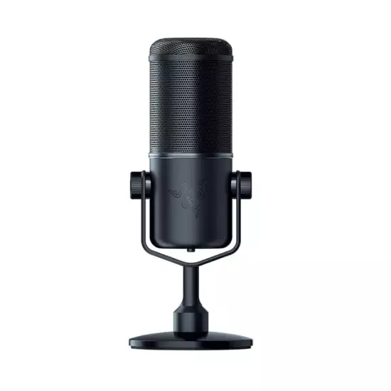 Razer Seiren Elite - Professional Grade High-Pass Filter Usb Microphone, Shock Resistant - Black