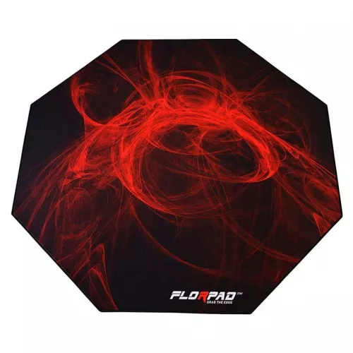 Florpad Fury FM1-1102 Gaming Chair Mat for Gaming Chair Gaming Bean Bag, Red | FM1-1102