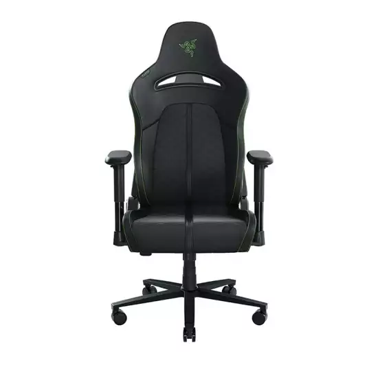 Razer Enki X Essential Leather Gaming Chair Black & Green | RZ38-03880100-R3G1