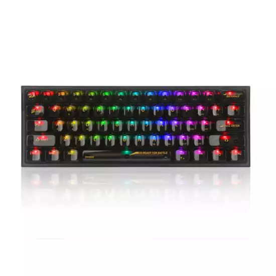 Redragon FIZZ K617CTB-RGB 60 Wired RGB Gaming Keyboard Black