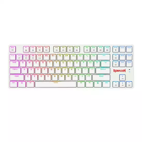 Redragon Anubis K539 80% TKL Low-Profile Mechanical Keyboard White | K539W-RGB Redragon Anubis K539 80% TKL Low-Profile Mechanical Keyboard White | K539W-RGB