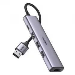 UGREEN 4 in 1 USB 3.0 Hub, 3x USB 3.0 Ports Gray | 20805 UGREEN 4 in 1 USB 3.0 Hub, 3x USB 3.0 Ports Gray | 20805
