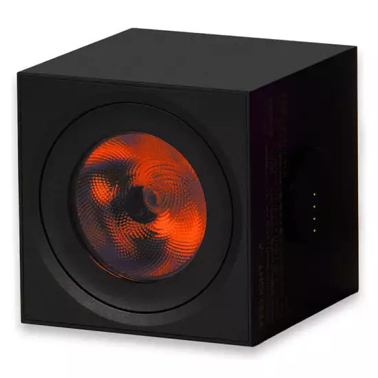 Yeelight Cube Smart Lamp Spot Extension, Wi-Fi Smart Table Lamp Black | 12282