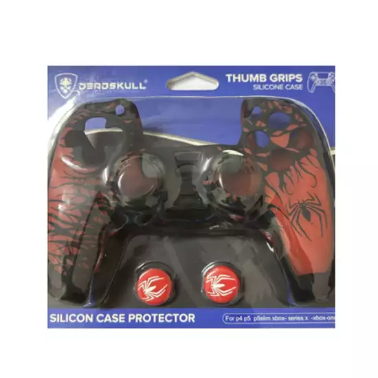 DeadSkull Silicon Cover for PS5 Controller Spider/Man Theme DeadSkull Silicon Cover for PS5 Controller Spider/Man Theme