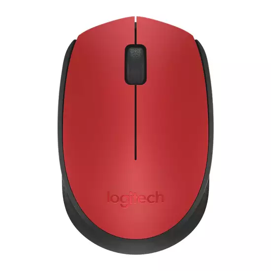 Logitech M171 Wireless Mouse Red | 910-004641