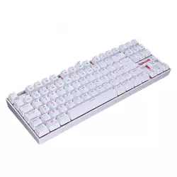 Redragon Kumara Single Color K552W Wired Mechanical Gaming Keyboard - White Red Switch Redragon Kumara Single Color K552W Wired Mechanical Gaming Keyboard - White Red Switch