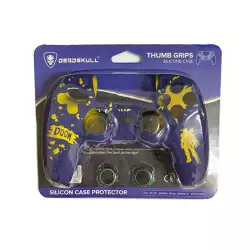 DeadSkull Silicon Cover for PS5 Controller Doom Blue / Yellow