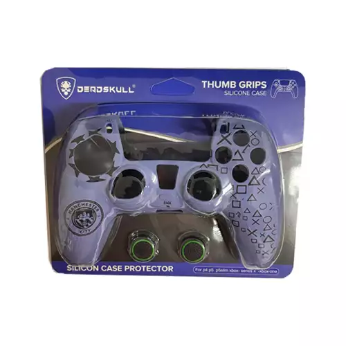 DeadSkull Silicon Cover for PS5 Controller Silver/ Black 