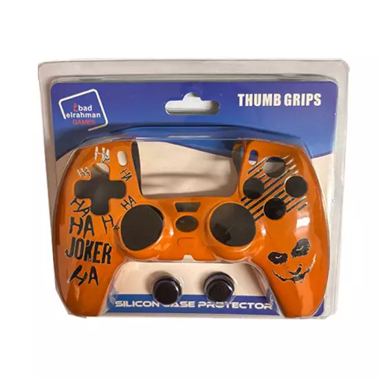 DeadSkull Silicon Cover for PS5 Controller Theme Joker Orange