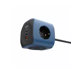 LDNIO 6 in 1 EU Power Socket Adapter Desktop Charger 65W USB-C | SE3338 