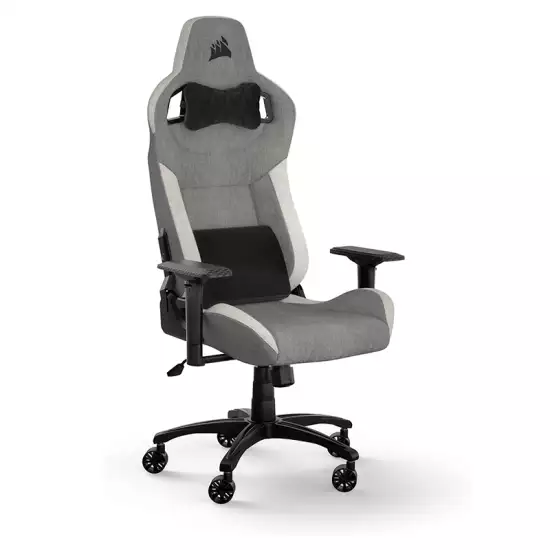 CORSAIR T3 RUSH Fabric Gaming Chair Gray-White | CF-9010058-WW CORSAIR T3 RUSH Fabric Gaming Chair Gray-White | CF-9010058-WW
