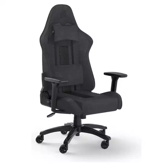 Corsair TC100 RELAXED Fabric Gaming Chair Black/Gray | CF-9010052-WW