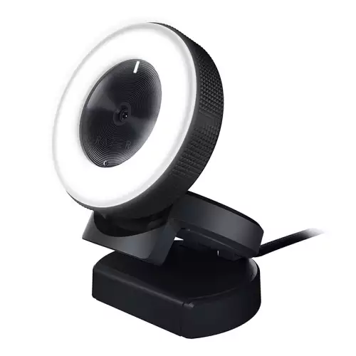 Razer Kiyo Full HD 1080p 30FPS / 720p 60FPS - Built in Adjustable Ring Light - Advanced Autofocus Feature - Streaming Web Camera