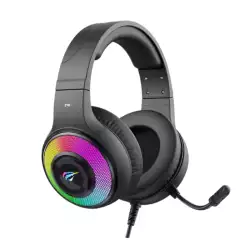 Havit H2042d Stereo Bass 3.5mm RGB Wired Black Havit H2042d Stereo Bass 3.5mm RGB Wired Black