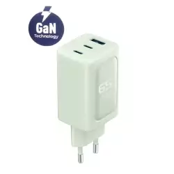 HAVIT UC260 Smart Gan 65W  Wall Charger Fast Charge - Green