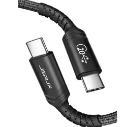 JSAUX CD0035 USB C to USB C 100W 2.0 1M Black