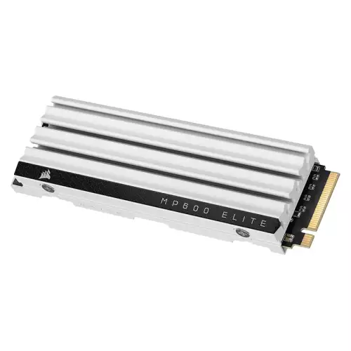 Corsair MP600 Elite 1TB M.2 PCIe Gen4 x4 NVMe SSD – Optimized for PS5 Included Heatsink - White