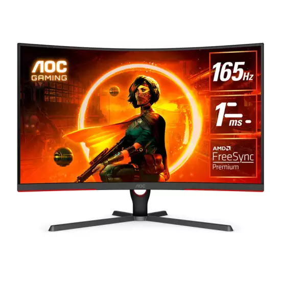 AOC CQ32G3 31.5 inch WQHD (2560x1440) Curved 1000R Gaming Monitor AOC CQ32G3 31.5 inch WQHD (2560x1440) Curved 1000R Gaming Monitor