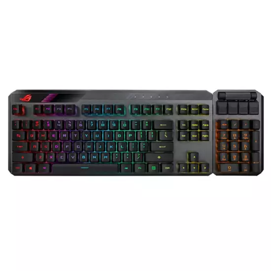 Asus MA02 Rog Claymore II Wireless Modular Mechanical Gaming Keyboard Black | 90MP01W0-BKCA00 Asus MA02 Rog Claymore II Wireless Modular Mechanical Gaming Keyboard Black | 90MP01W0-BKCA00