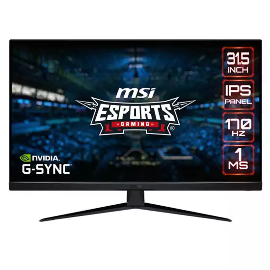 MSI G321Q 32" WQHD IPS 2K Flat Gaming Monitor Black | 9S6-3DB91A-032 MSI G321Q 32" WQHD IPS 2K Flat Gaming Monitor Black | 9S6-3DB91A-032