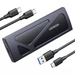 UGREEN 10Gbps M.2 NVMe SSD Hard Drive Enclosure With 2 Cables | 15512
