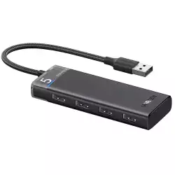 UGREEN CM653 4-Port USB 3.0 HUB 5Gbps Black | 15548 UGREEN CM653 4-Port USB 3.0 HUB 5Gbps Black | 15548