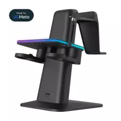 KIWI design Vertical Charging Stand for Meta Quest Black KIWI design Vertical Charging Stand for Meta Quest Black