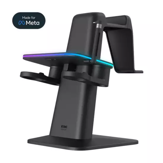 KIWI design Vertical Charging Stand for Meta Quest Black KIWI design Vertical Charging Stand for Meta Quest Black