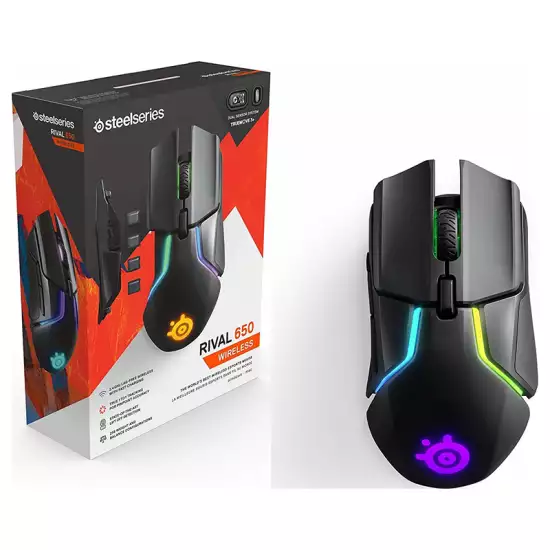 SteelSeries Rival 650 Quantum Wireless Gaming Mouse Black SteelSeries Rival 650 Quantum Wireless Gaming Mouse Black