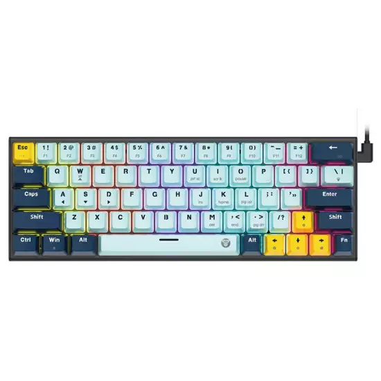 Fantech Mizu Edition MK874V2 Atom 63 60% Wired Mechanical Keyboard Fantech Mizu Edition MK874V2 Atom 63 60% Wired Mechanical Keyboard