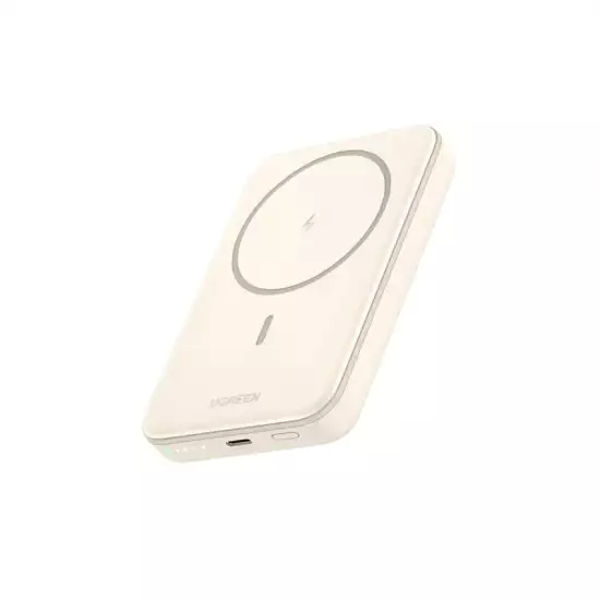 UGREEN MagSafe Wireless Power Bank, 10000 mAh, 2 Port, Beige - PB561