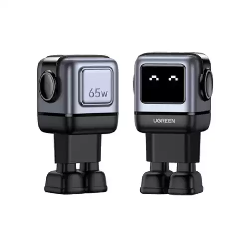 Ugreen Nexode RG 3-Port Gan Fast Charger 65W - CD361 - Black
