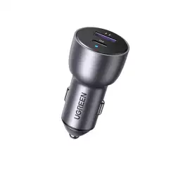 Ugreen 2-Port Fast Car Charger 52.5w (CD213) - Space Grey