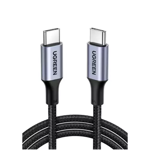 Ugreen USB-C Cable Aluminum Case With Braided 1m (70427) - Black