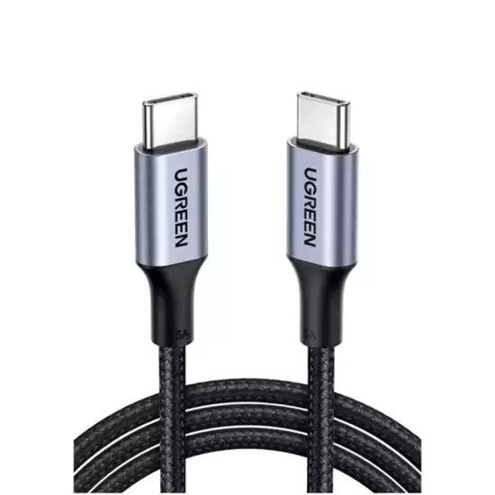 Ugreen USB-C Cable Aluminum Case With Braided 1m (70427) - Black Ugreen USB-C Cable Aluminum Case With Braided 1m (70427) - Black