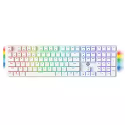 FANTECH MAXFIT108 MK855 RGB Mechanical Keyboard White