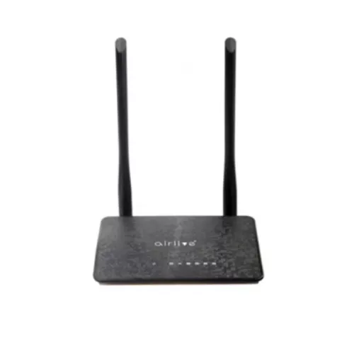 AirLive Wi-Fi 4 N300 2.4GHz Wireless Router - Black