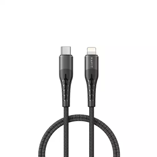 Havit -RH14 PD20W CABLE Type C to Lighting Black Havit -RH14 PD20W CABLE Type C to Lighting Black