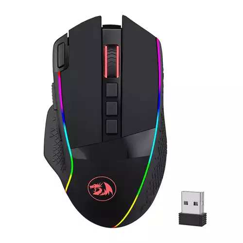Redragon M991 RGB ENLIGHTENMENT Wireless / Wired 19,000 DPI Gaming Mouse Black