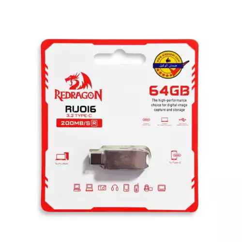 REDRAGON RU016 64GB High-Speed Type-C 3.2 Flash Drive