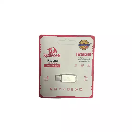 REDRAGON RU012 128GB High-Speed Type-C 3.2 Flash Drive REDRAGON RU012 128GB High-Speed Type-C 3.2 Flash Drive