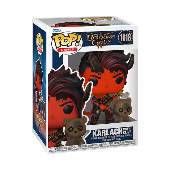 Funko Pop! Games: Baldurs Gate - Karlach & Clive #1018 Funko Pop! Games: Baldurs Gate - Karlach & Clive #1018