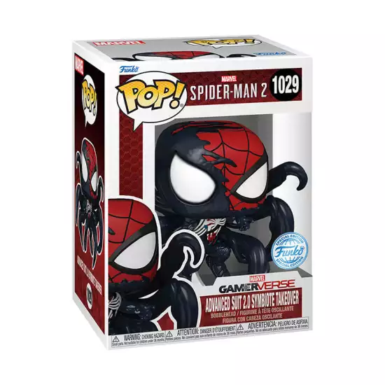 Funko Pop! Super Heroes: Marvel - Spider-Man 2 Gamerverse - Advanced Suit 2.0 Symbiote Takeover (Exclusive) #1029 Funko Pop! Super Heroes: Marvel - Spider-Man 2 Gamerverse - Advanced Suit 2.0 Symbiote Takeover (Exclusive) #1029