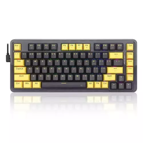 Redragon ELF K649 Wired Gaming Keyboard with 75% RGB Cover - Black | K649PY-RGB