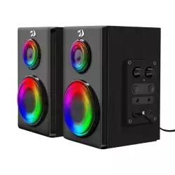 Redragon GS811 Orchestra RGB Stereo 2.0 USB Gaming Speaker, 3.5mm Bluetooth 