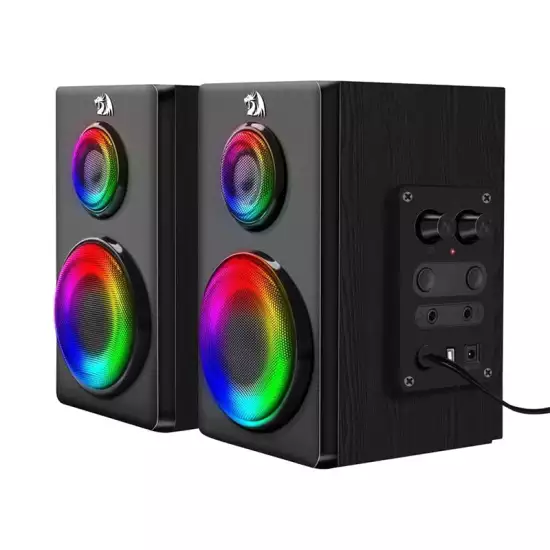 Redragon GS811 Orchestra RGB Stereo 2.0 USB Gaming Speaker, 3.5mm Bluetooth Redragon GS811 Orchestra RGB Stereo 2.0 USB Gaming Speaker, 3.5mm Bluetooth