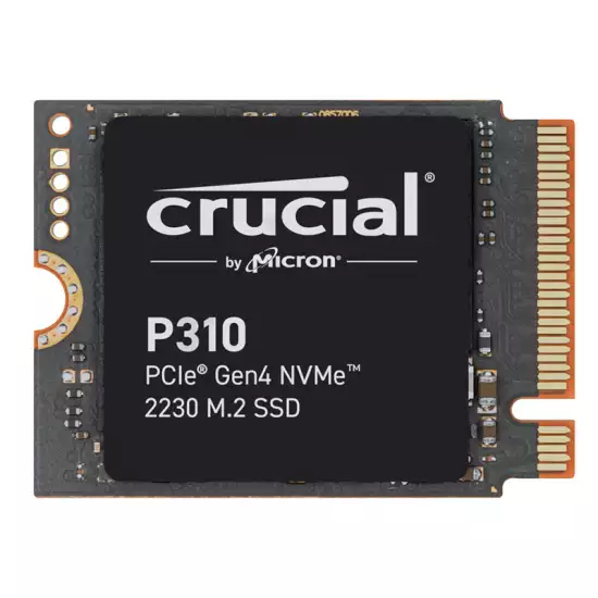 Crucial P310 1TB PCIe Gen4 NVMe 2230 M.2 Internal SSD Black | CT1000P310SSD2 Crucial P310 1TB PCIe Gen4 NVMe 2230 M.2 Internal SSD Black | CT1000P310SSD2